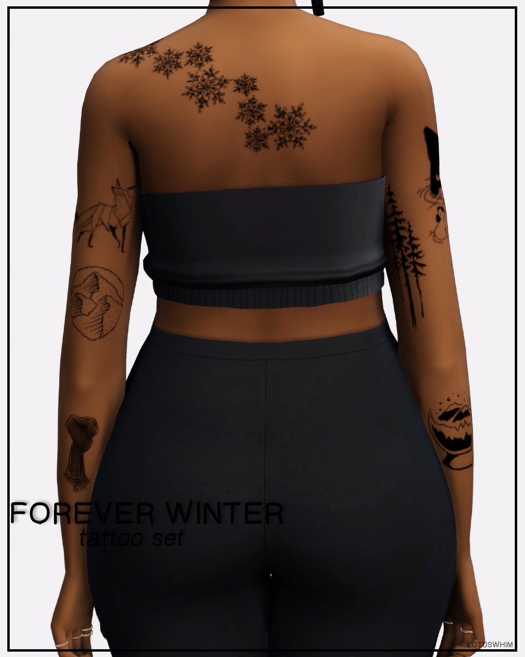 Set de tatouages Forever Winter