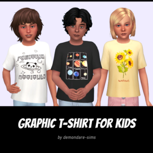 T-Shirt graphique pour enfants
