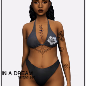 Set de tatouage "In A Dream" (Dans un rêve)