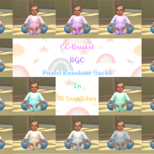 Chaussettes BGC Infant Pastel Rainbow