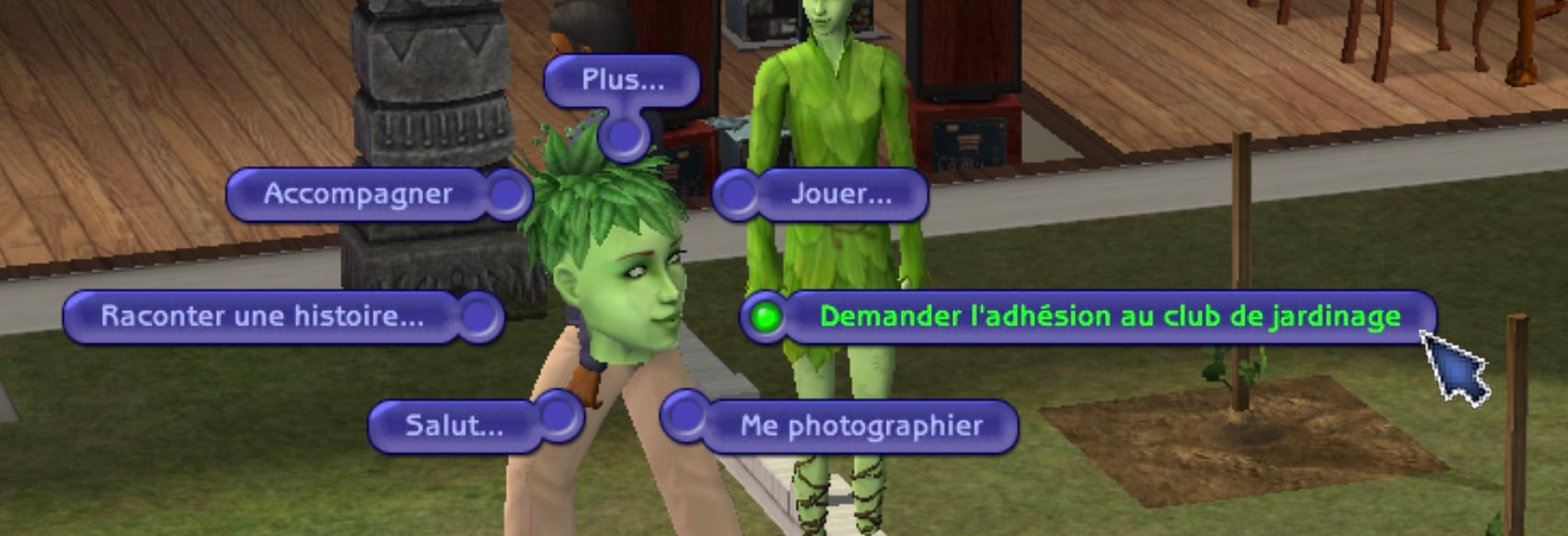 Le Club de Jardinage des Sims 2