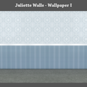 Murs de Juliette - 2 papiers peints et 1 peinture