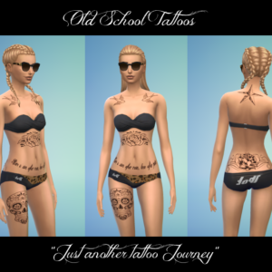 Old School Tattoos - Jeu de base Maxis Match