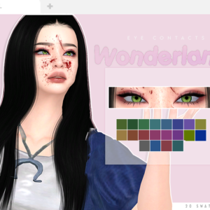 Contacts oculaires Wonderland