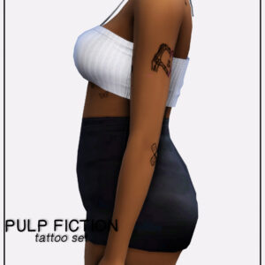 Set de tatouages Pulp Fiction