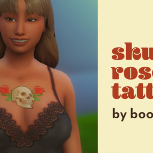 tatouage poitrine tête de mort et roses - boocrest