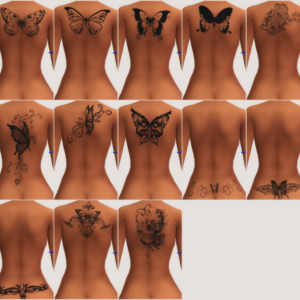 Set de tatouage "Winged Things