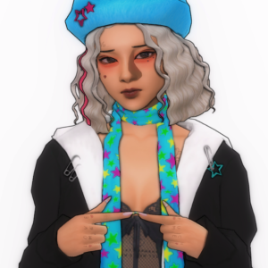 STAR SCARF ★