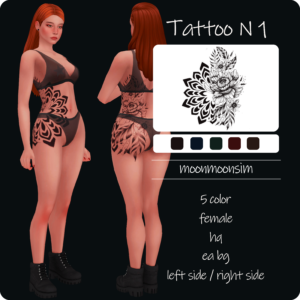 Tatouage N1