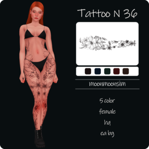Tatouage N36