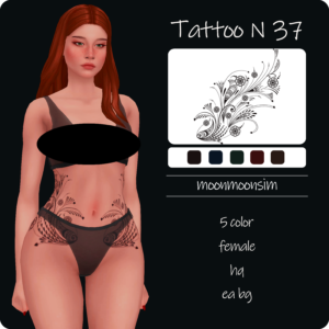Tatouage N37
