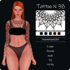 Tatouage N38
