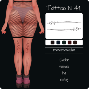 Tatouage N41