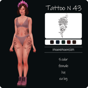 Tatouage N43