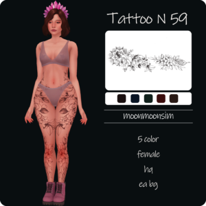 Tatouage N59