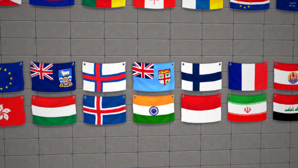 Méga pack de drapeaux de pays (250+ drapeaux)