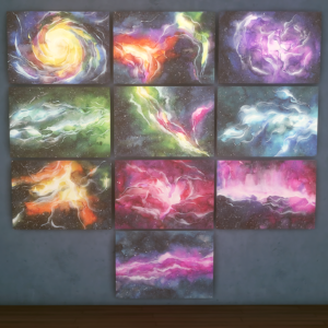 Aquarelles de l'espace