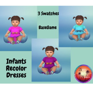 Robes recolor pour bébé