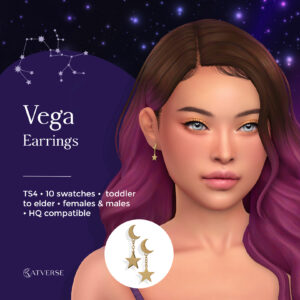 Boucles d'oreilles Vega