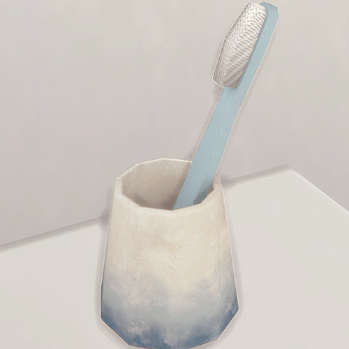 Porte-brosse à dents en céramique