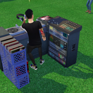 Cabine de DJ Groovelayer par Jochi