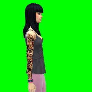 Tatouage bras droit pack Jochi avril 2023
