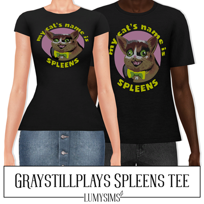 TSHIRT GRAYSTILLPLAYS SPLEENS