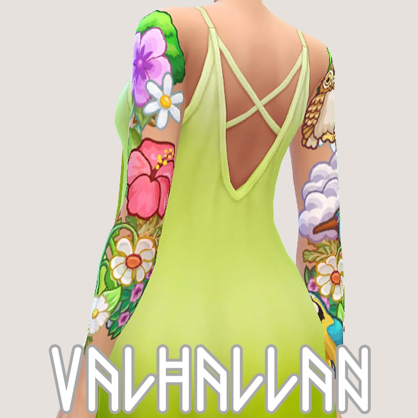 COUVERTURE : un set de manches de tatouage Maxis Match par Valhallan