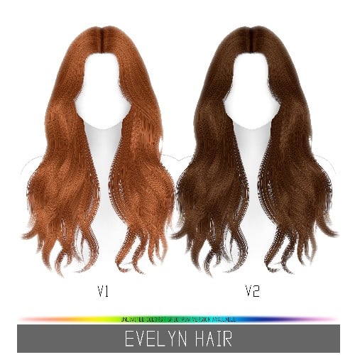 Les cheveux d'Evelyn Simpliciaty