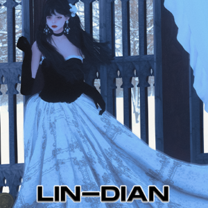 Robe longue rétro