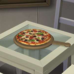 Pizza aux épinards maison