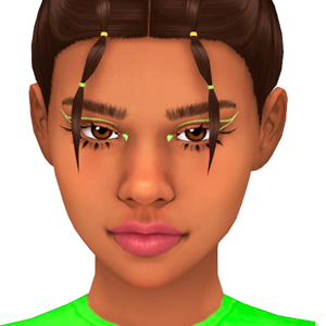 Cheveux de Miranda (avec mèches)