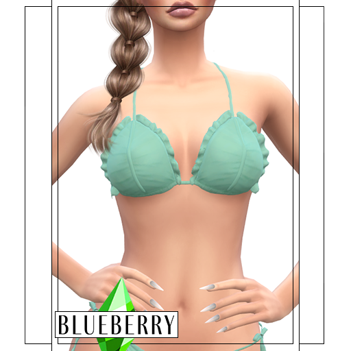 Blueberry - Haut de bikini Splishsplash