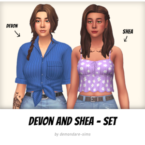 Devon et Shea - set