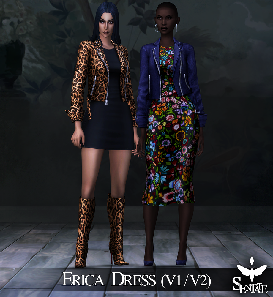 Erica Biker Jacket Dress (2 Versions)