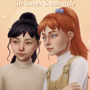 Cheveux de Makoto (enfants sims)