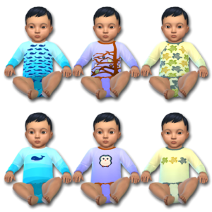 Pyjama pour bébé avec animaux