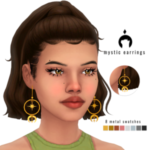 Boucles d'oreilles mystiques