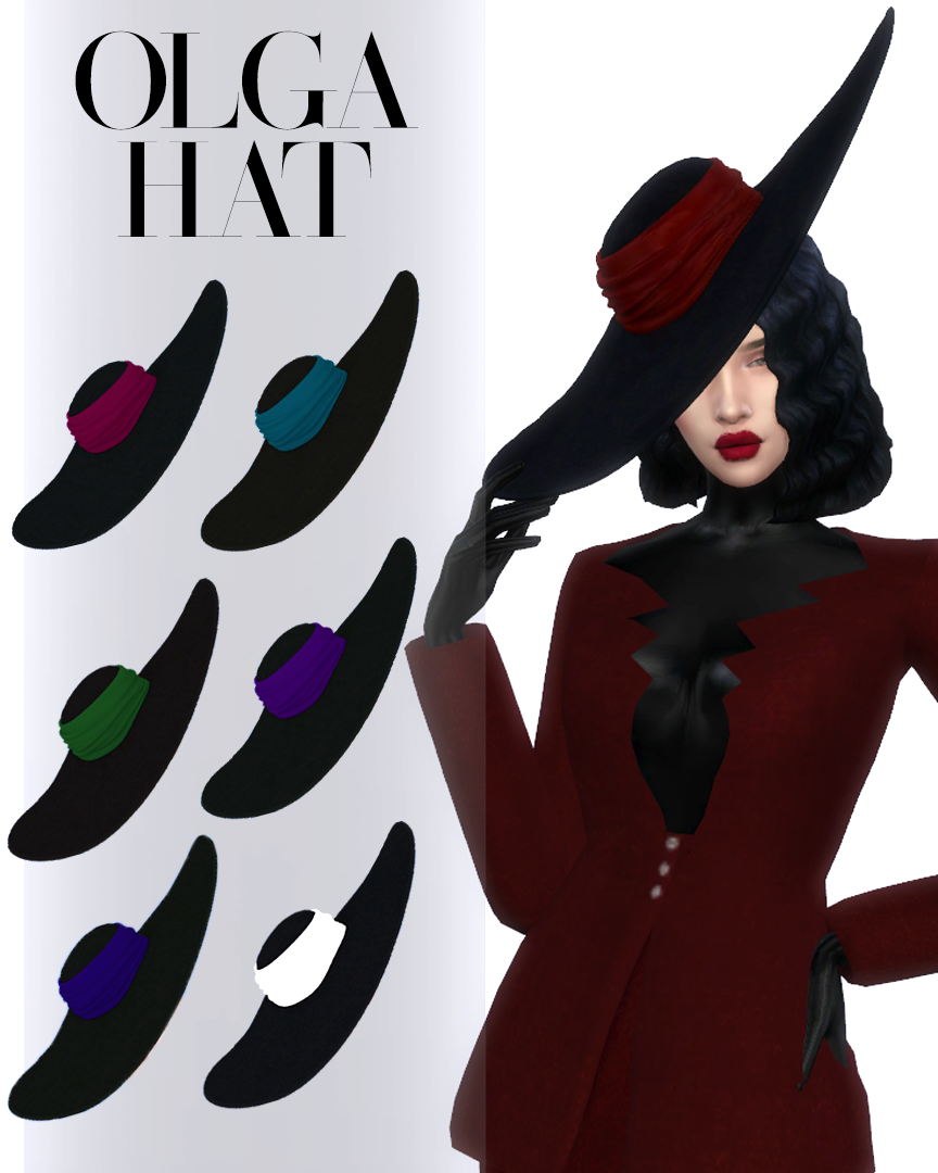 Olga Hat (Niche Noir Collection)