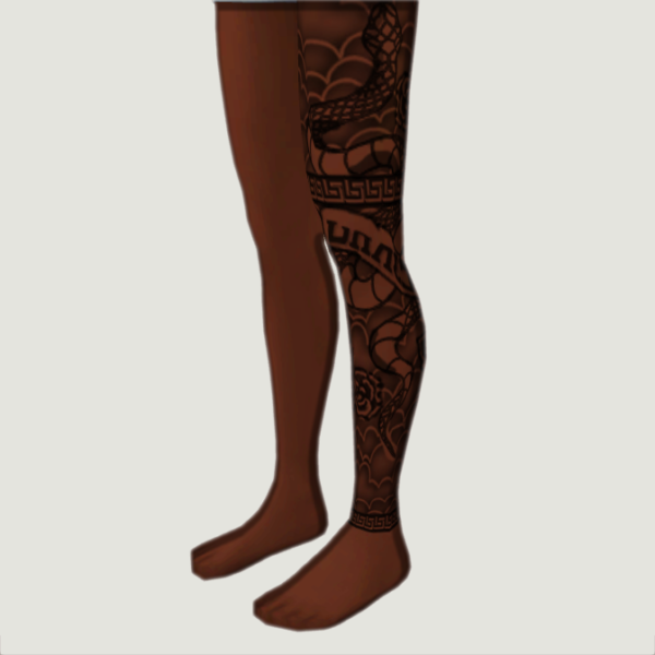 Tatouages des jambes 1 par JMLRH