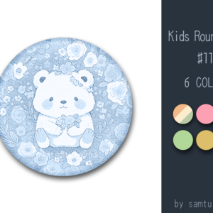 Tapis rond pour enfants #11
