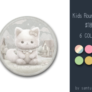 Tapis rond pour enfants #18