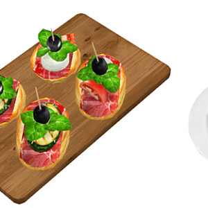 Paella, Pinchos et gâteau de Saint-Jacques - set "Espagne"