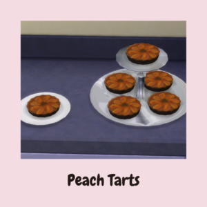 Tartelettes aux pêches