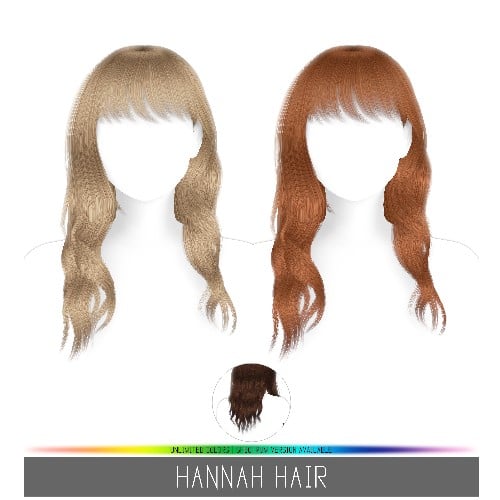 Les cheveux de Simpliciaty's Hannah