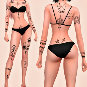 symboles Tatouages corps