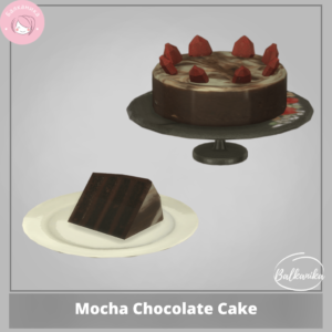 Gâteau au chocolat moka