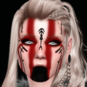 Peinture pour le visage de Senua