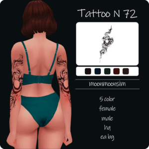 Tatouage N72