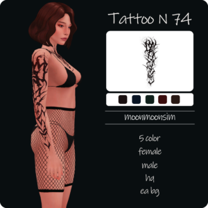 Tatouage N74